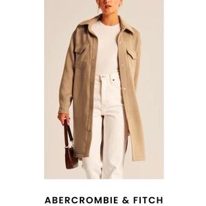 Abercrombie & Fitch Women's Tan Coat